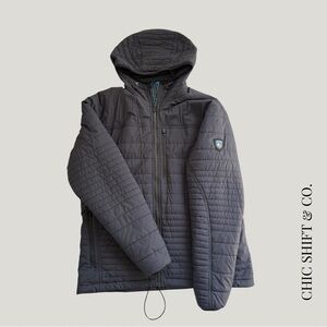 Kuhl Spyfire Hoody Men's Down Puffer Jacket - Size L, Carbon